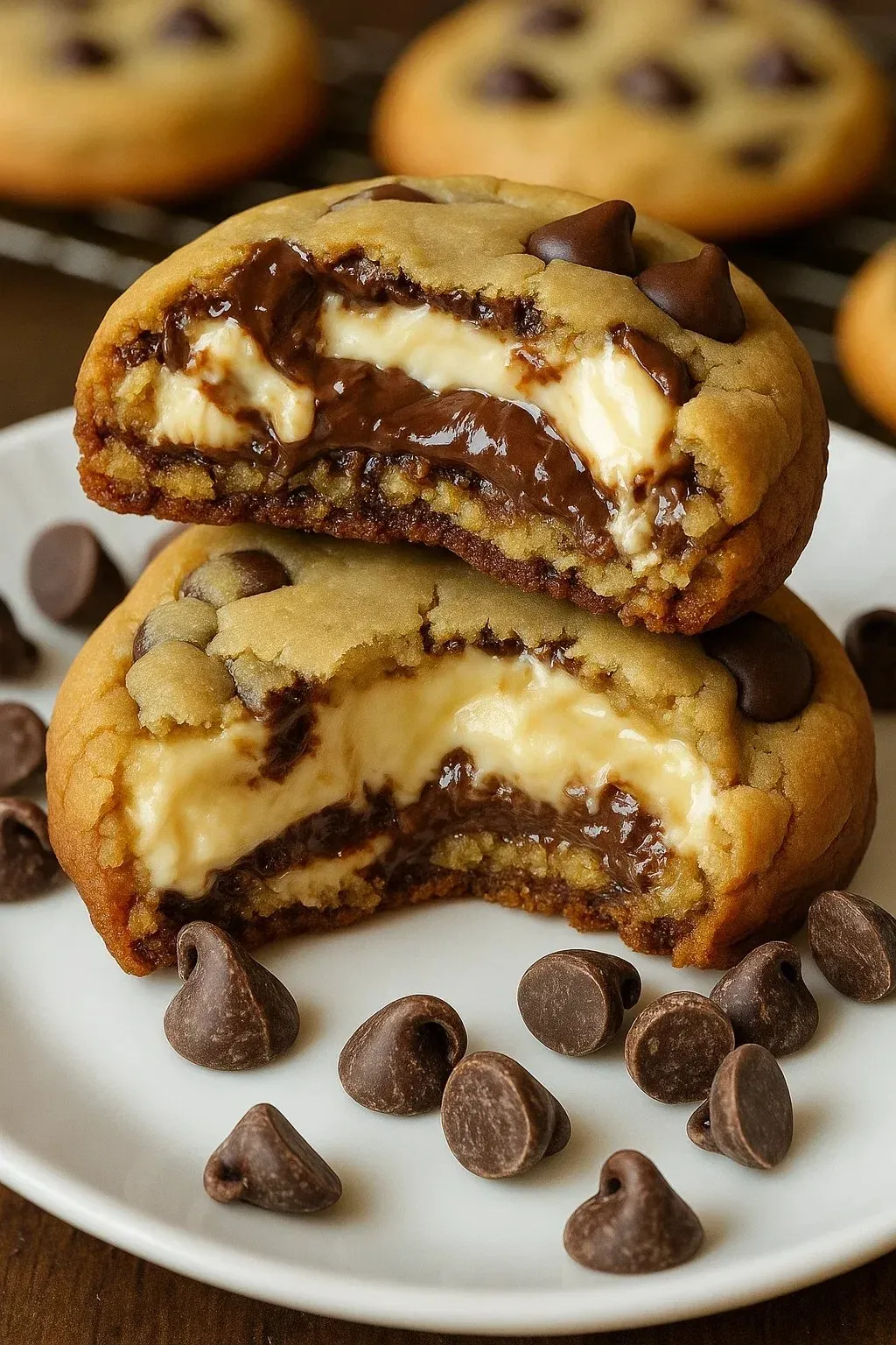Köstliche Cheesecake Schoko-Cookies