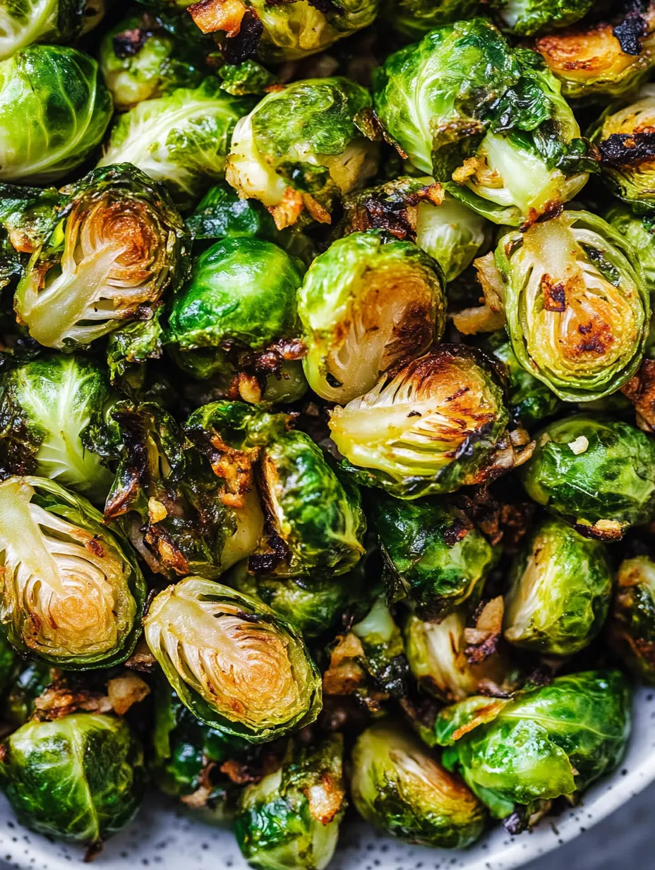 Nahaufnahme von angerichtetem Rosenkohl.