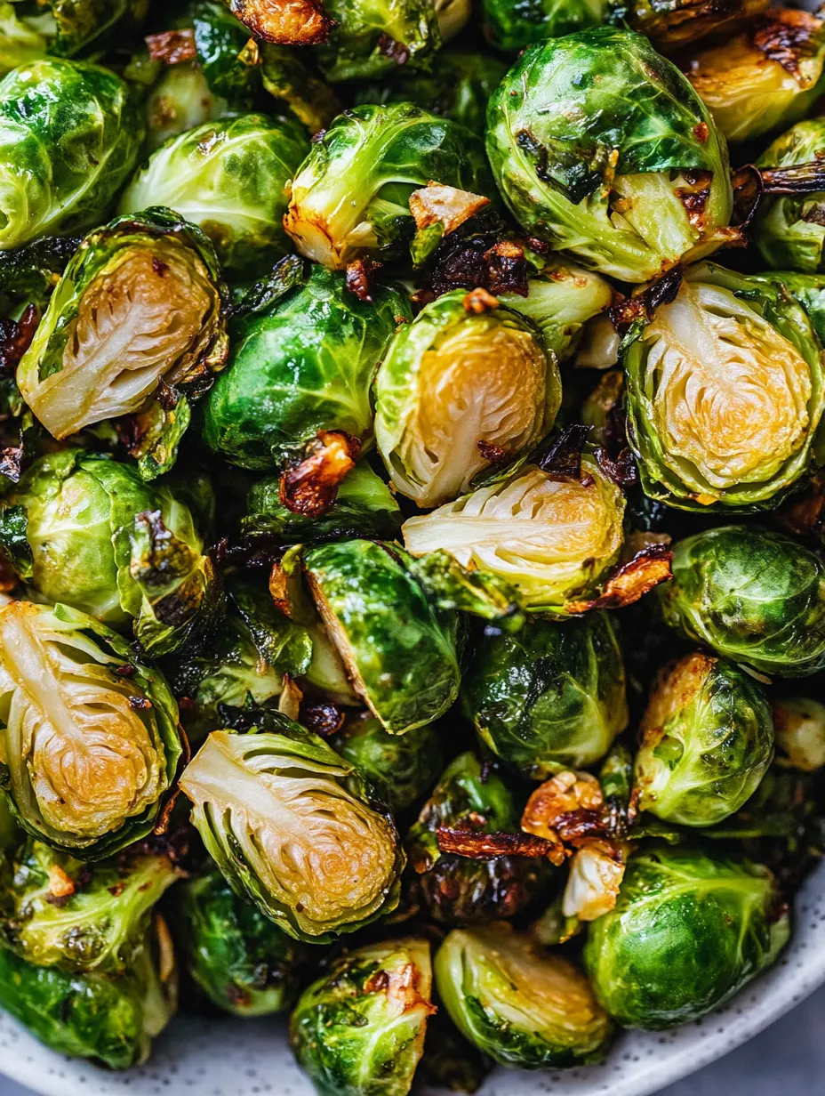 Nahaufnahme von angerichtetem Rosenkohl.