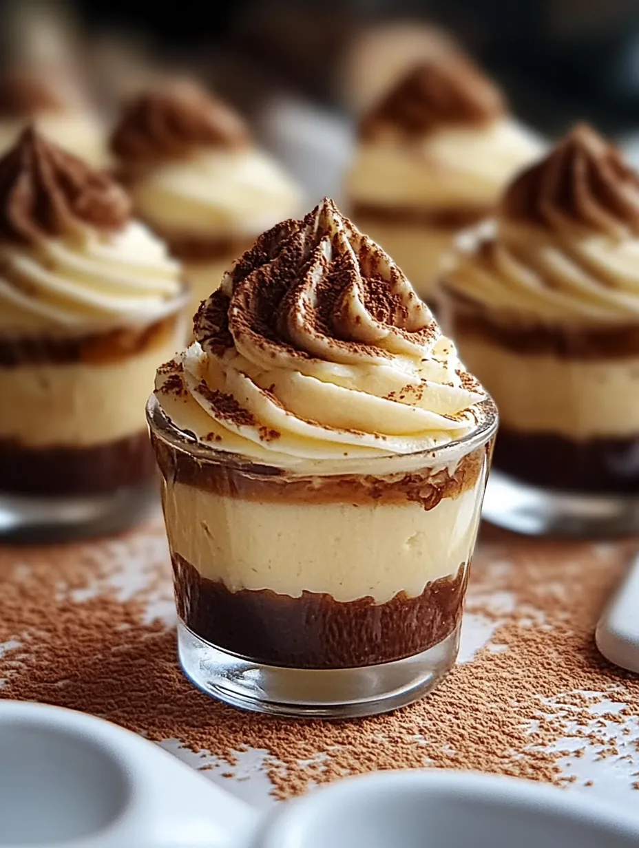 Ein kleines Dessert mit Schokoladentopping.