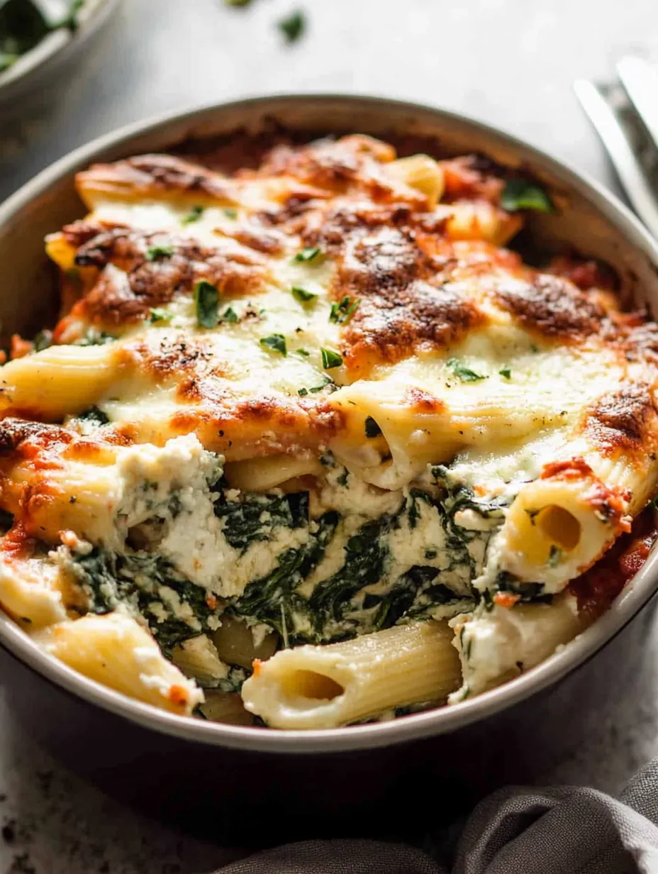 Eine Schüssel mit Pasta und Käse.