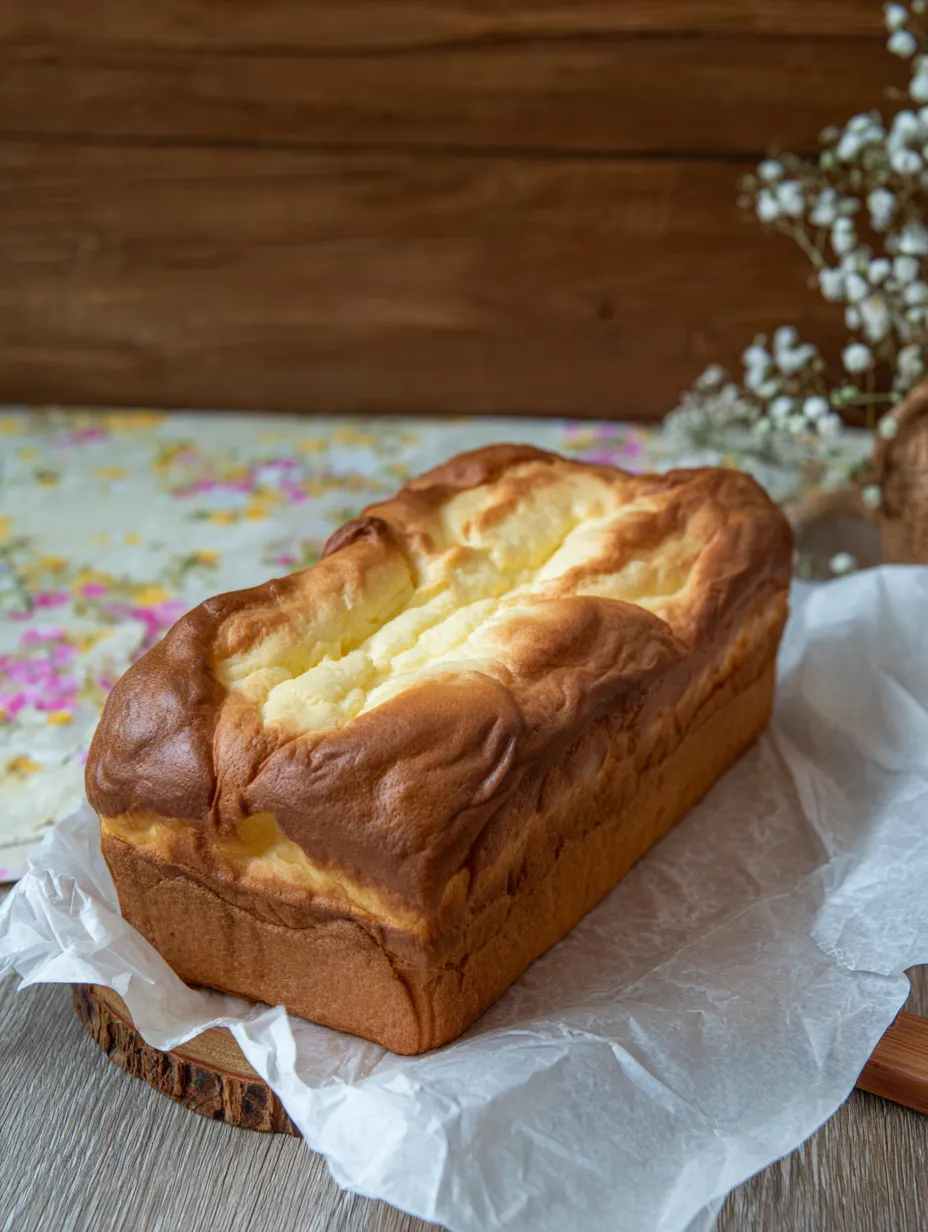 Ein Kastenbrot, bei dem ein Stück fehlt.