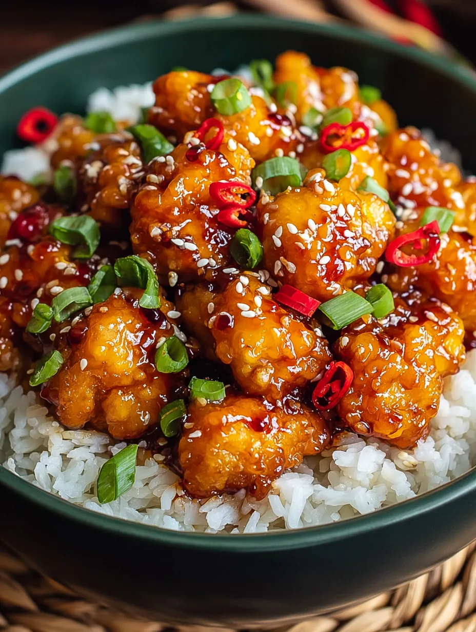 Eine leckere Schüssel mit Hähnchen und Reis.