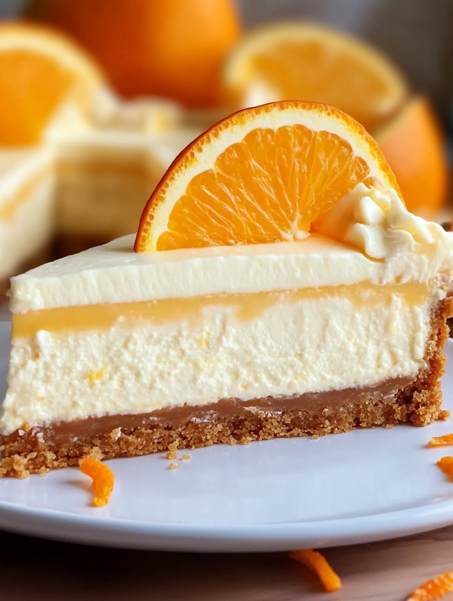 Cremiger Orangenkäsekuchen