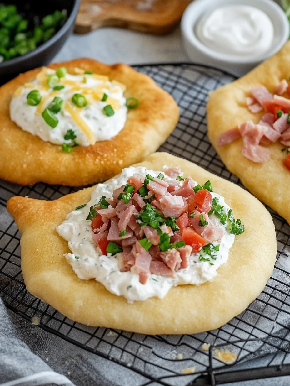 Langos aus der Heißluftfritteuse