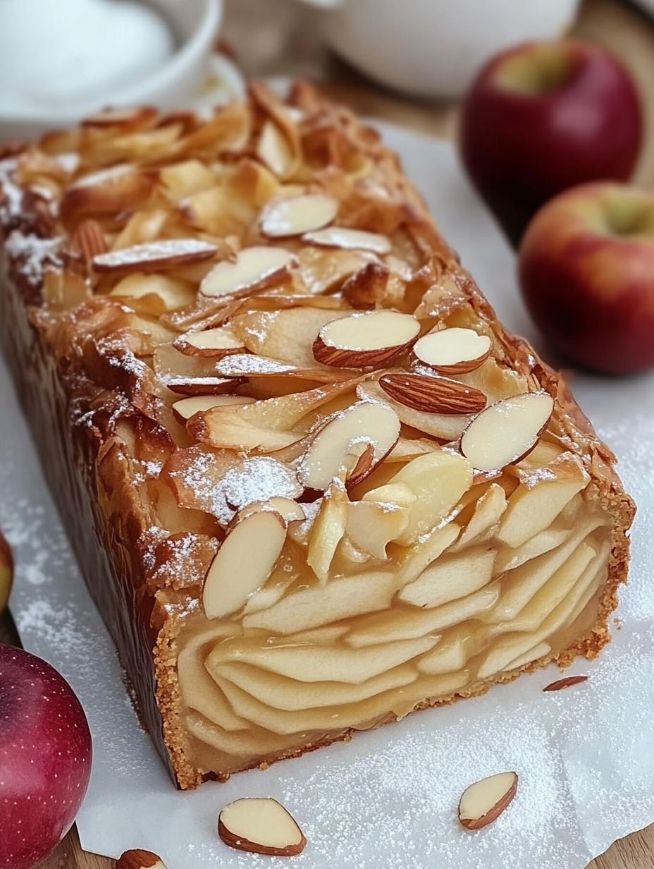 Rezept für unsichtbaren Apfelkuchen