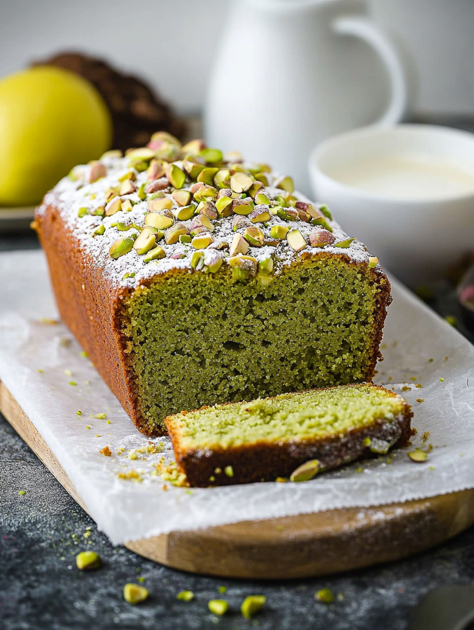 Das beste Rezept für saftigen Pistazienkuchen aus Teig