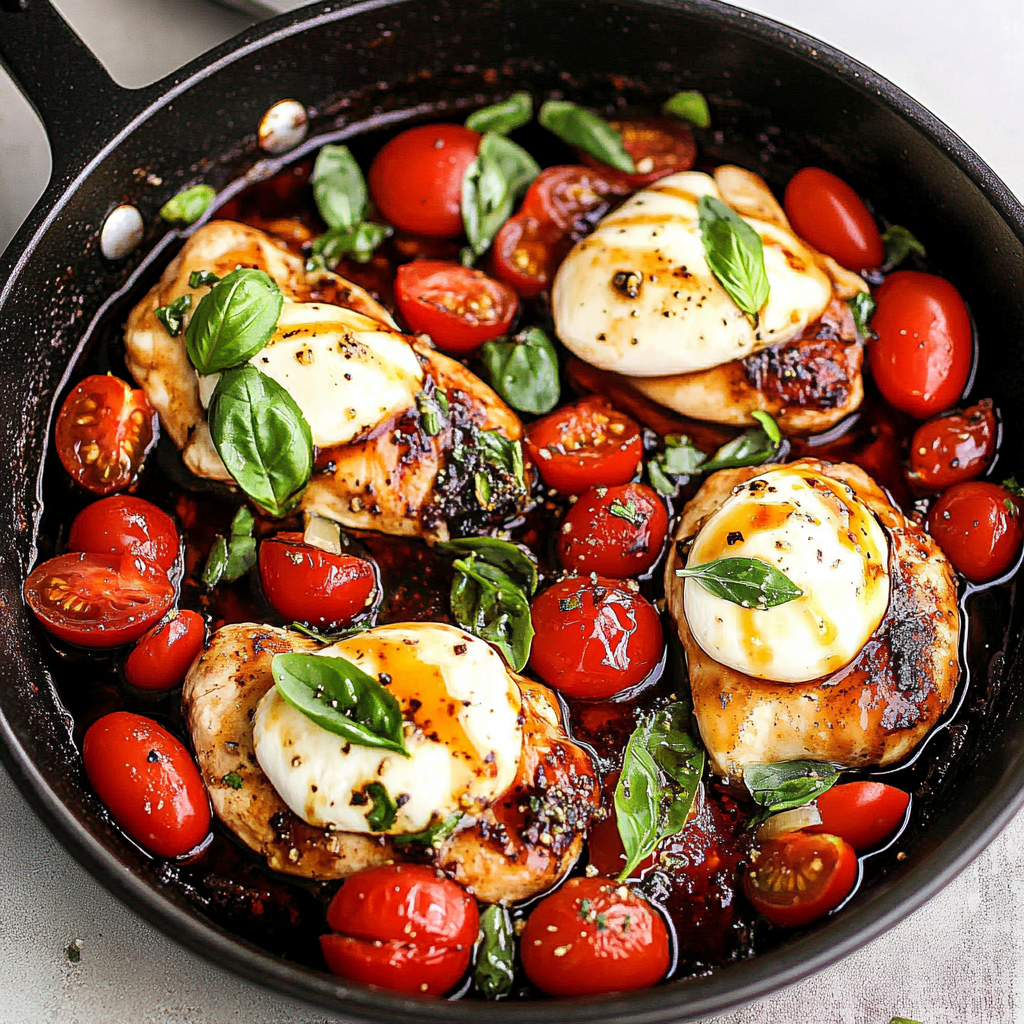 One Pan Balsamic Chicken Recipe