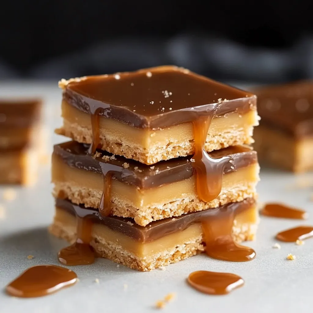 Süße Karamell-Schoko-Bars – unwiderstehlich