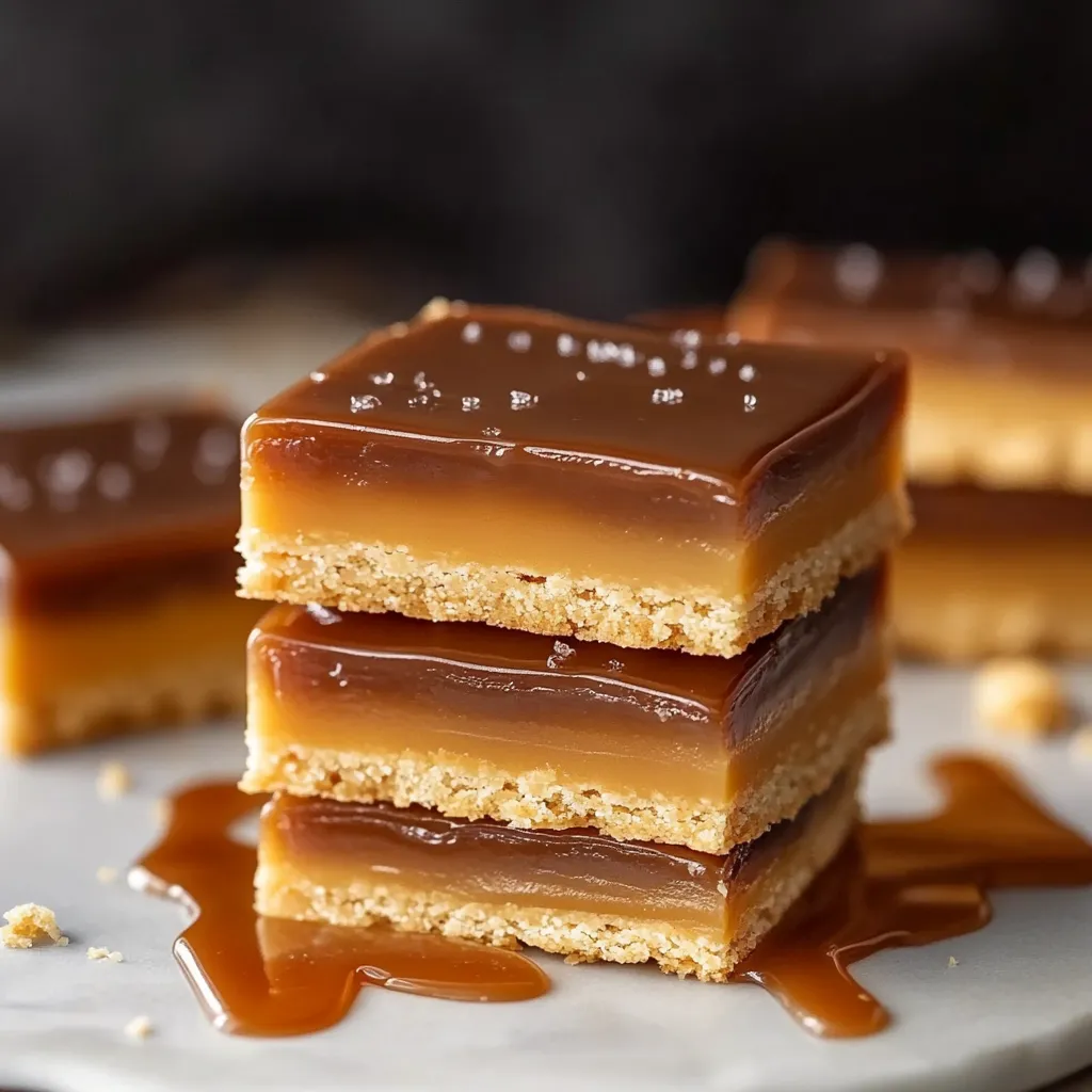 Irresistible Salted Caramel Shortbread Bars