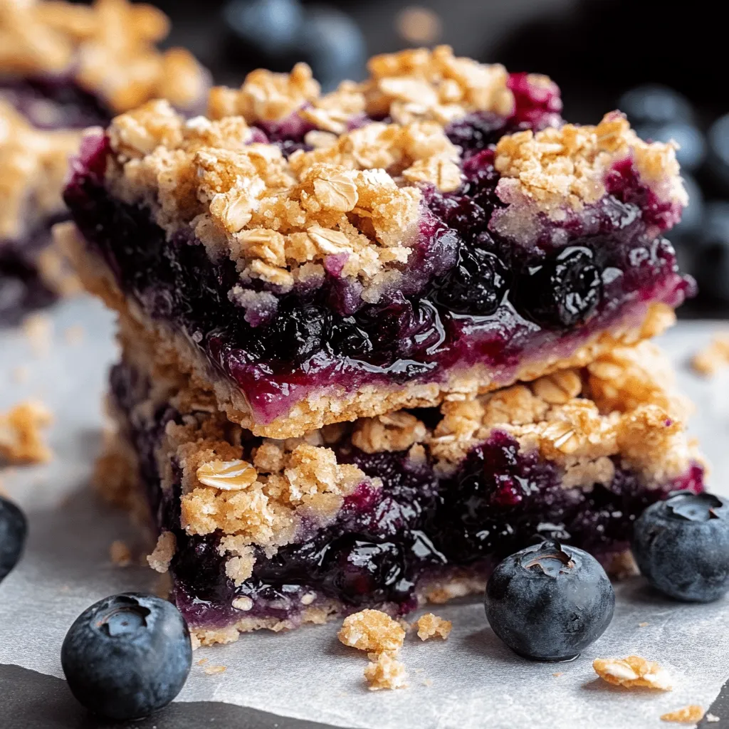 Gesunde Hafer-Blaubeer-Riegel