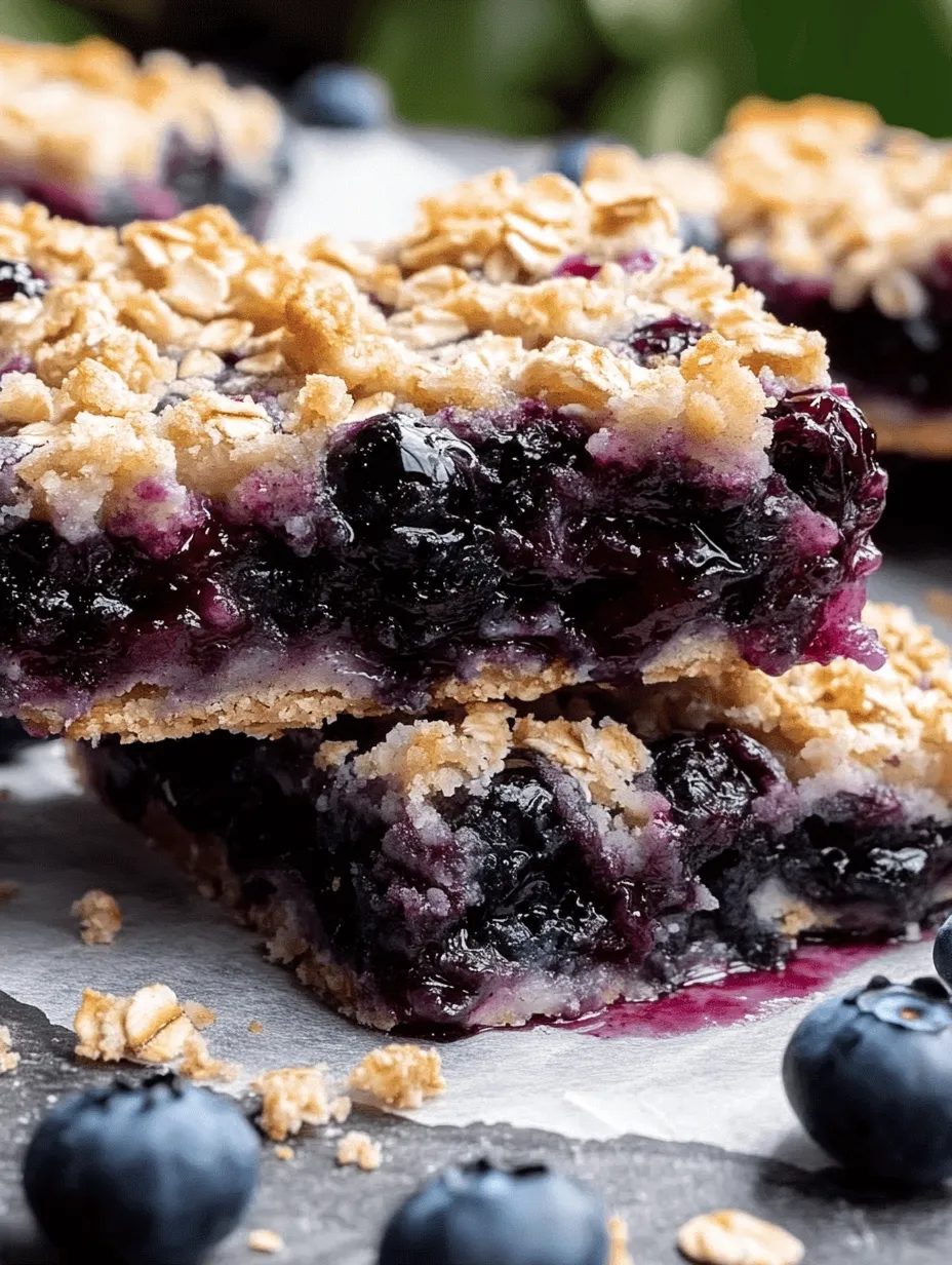 Blaubeer-Haferflocken-Riegel mit weicher Textur