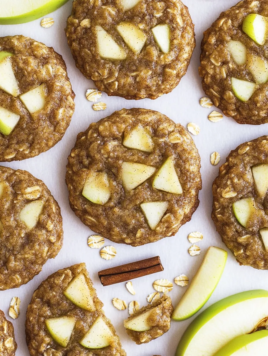 Gewürzte Apfel-Haferkekse