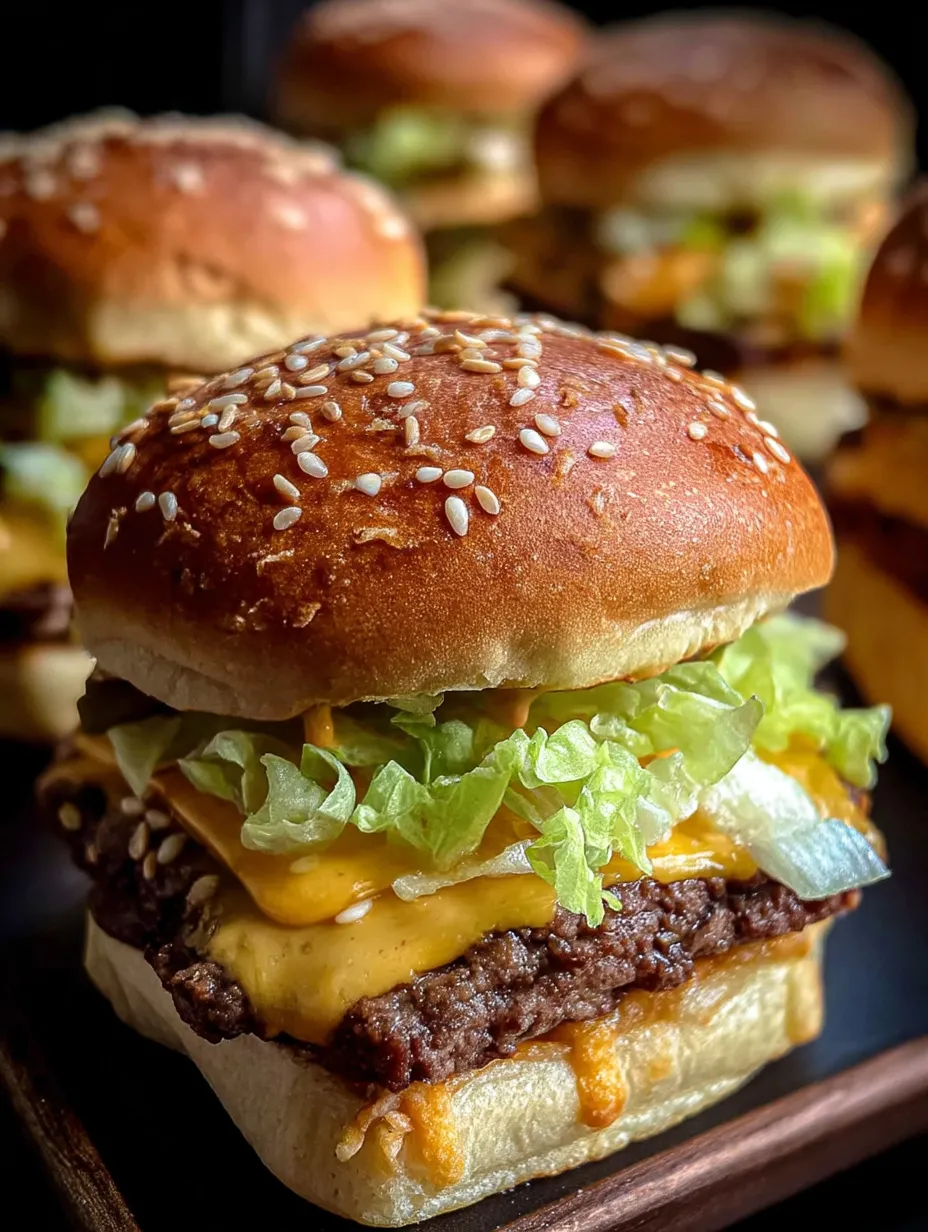 Eine Nahaufnahme eines Hamburgers mit Salat und Käse.