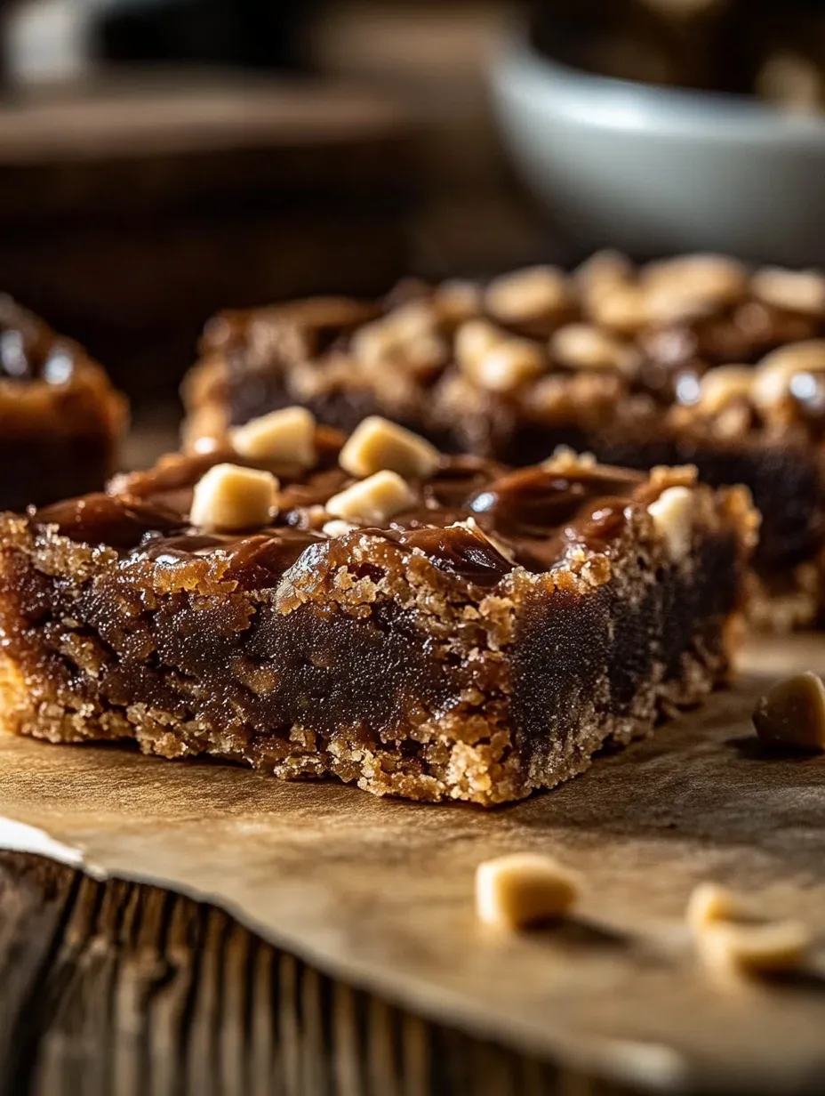 Nahaufnahme eines Schokoladendesserts mit Nüssen.