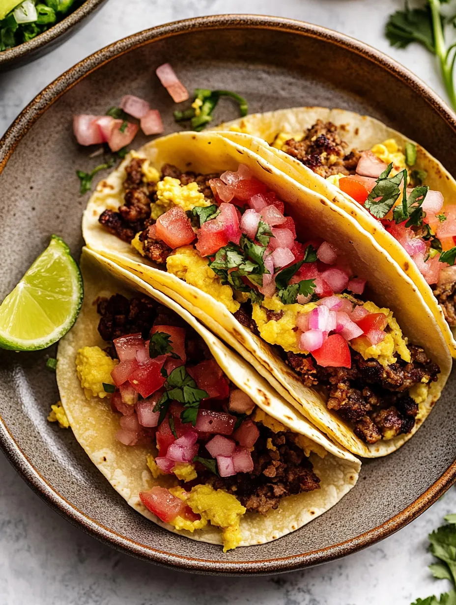 Zwei Tacos mit Fleisch und Tomaten.