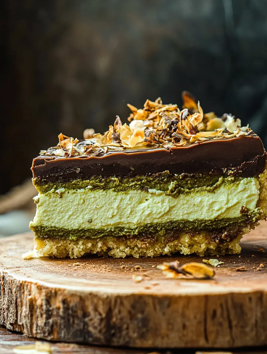 Ein Stück Kuchen mit Schokoladen- und weißer Glasur.