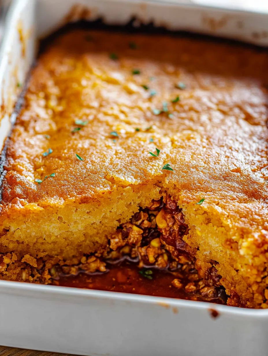Ein Kuchen mit brauner Kruste und weißer Füllung.