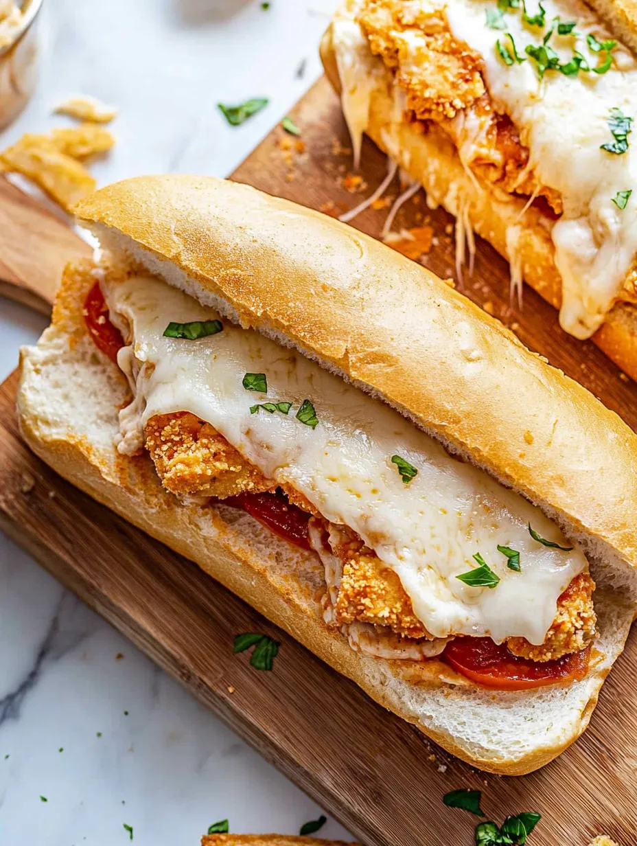 Ein Sandwich mit Tomaten und Käse.