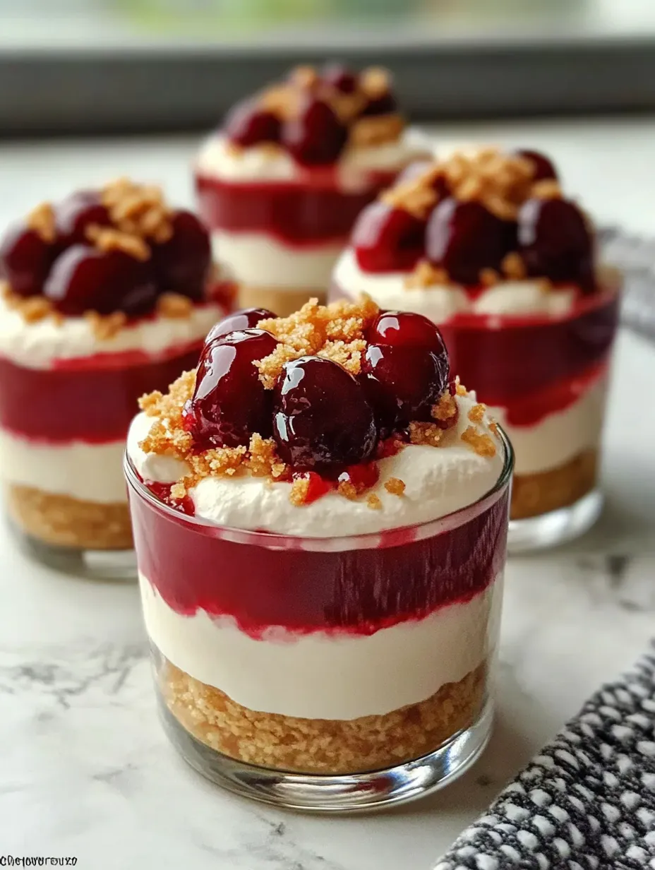Ein Dessert mit Kirsche obendrauf.