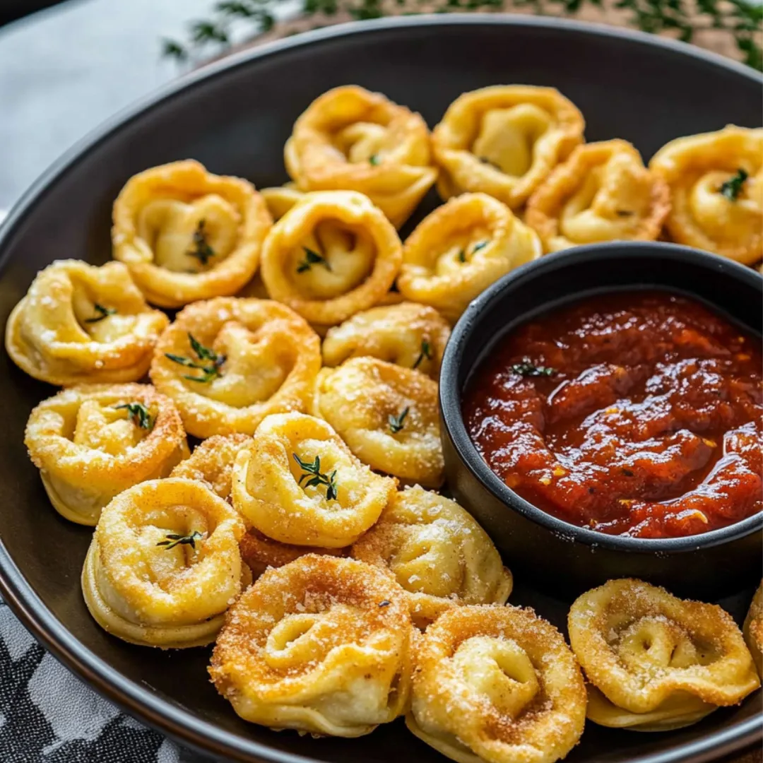 Eine Schale Pasta mit Soße.