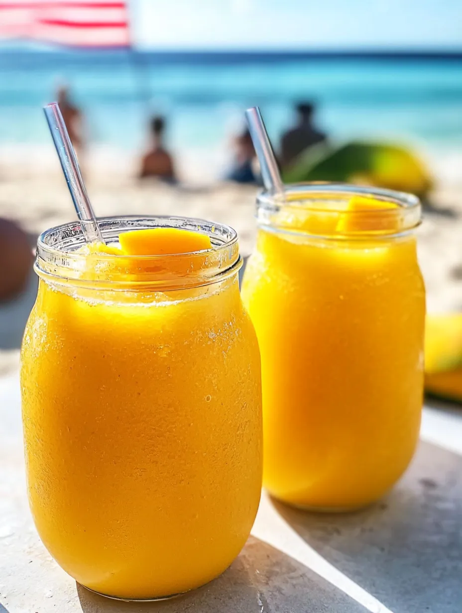 Zwei Gläser mit Orangensaft auf einem Tisch.