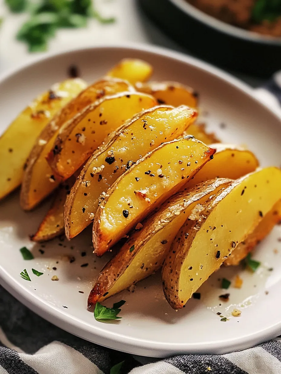 Ein Teller Kartoffeln mit Gewürzen.