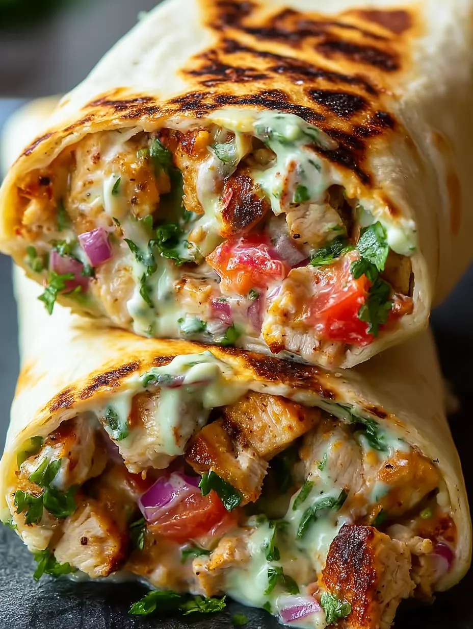 Ein Burrito mit Fleisch und Gemüse.