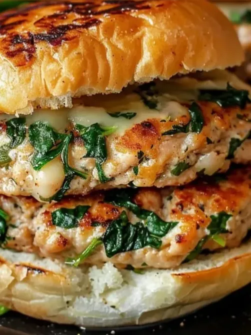 Ein belegtes Sandwich mit Fleisch und Grünzeug.