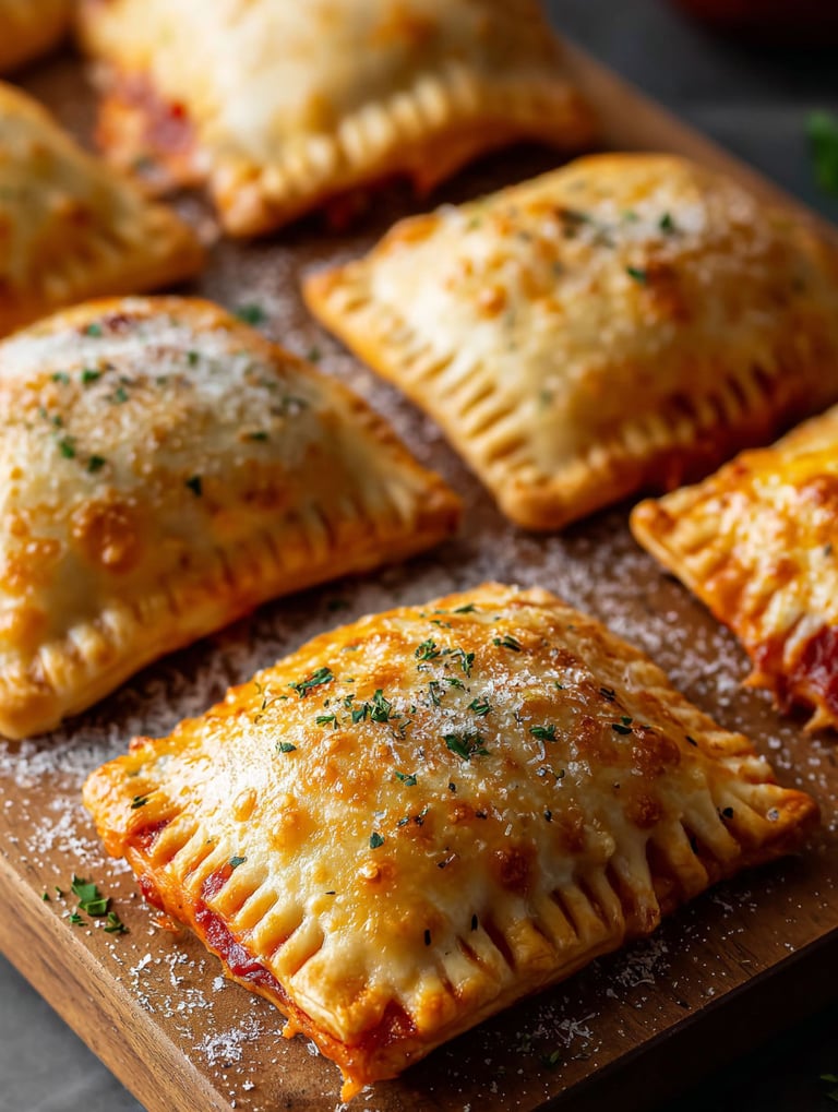 Mini Pizzataschen als Snackidee