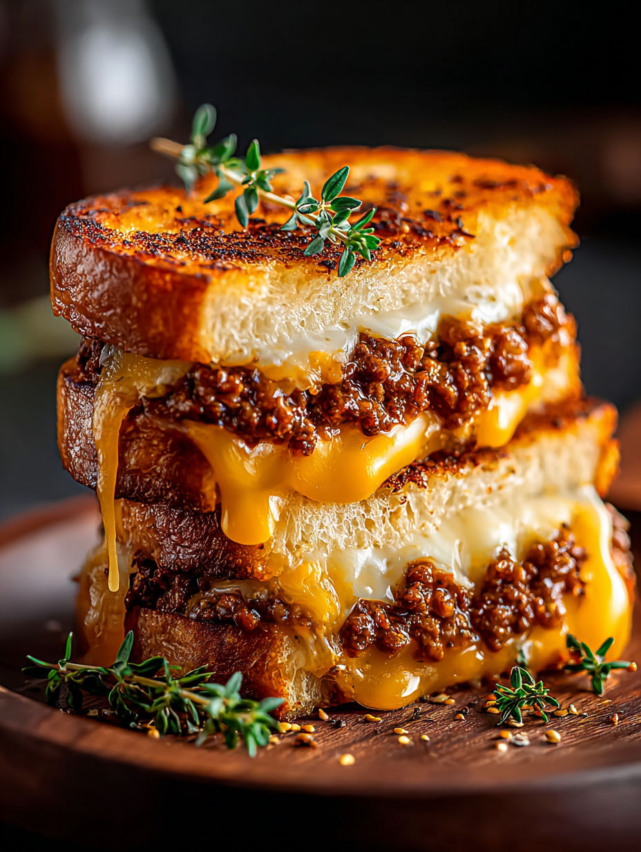 Gestapeltes Flanksteak mit Balsamico-Caprese vom Grill.