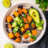 Sweet Potato Black Bean Rice Bowl