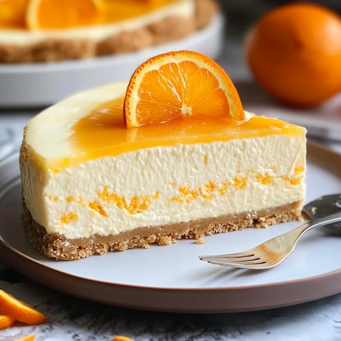 Rezept für cremigen Orangenkäsekuchen