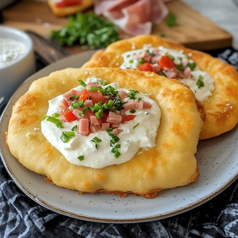 Langos aus der Heißluftfritteuse Rezept