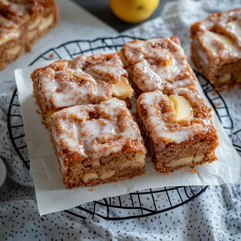 Zimtschneckenkuchen mit Apfel