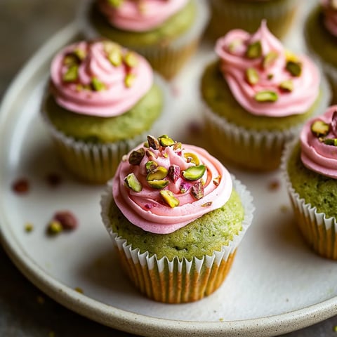 Vegane Mini-Cupcakes mit Rose