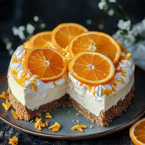 Luftiger Orangen-Cheesecake