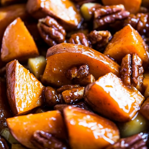 Ein Detailschuss von Apfelscheiben.