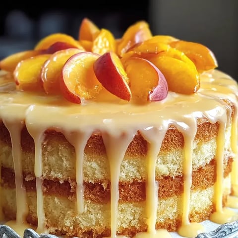 Saftiger Pfirsich-Buttermilch-Kuchen