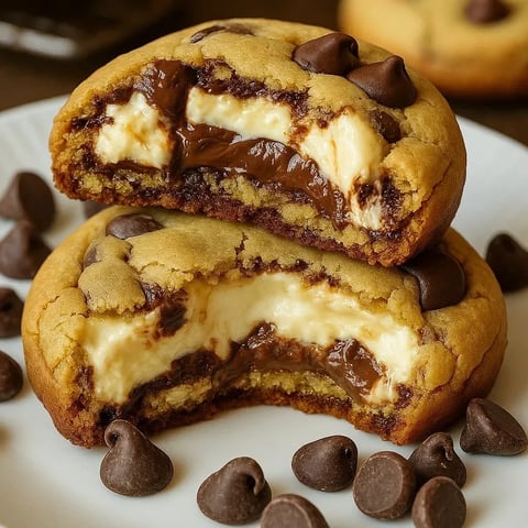 Cheesecake Kekse mit Schokostückchen