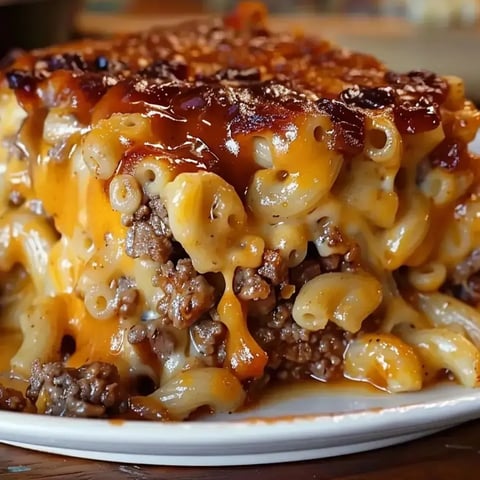 Käse-Hackbraten-Schichtauflauf