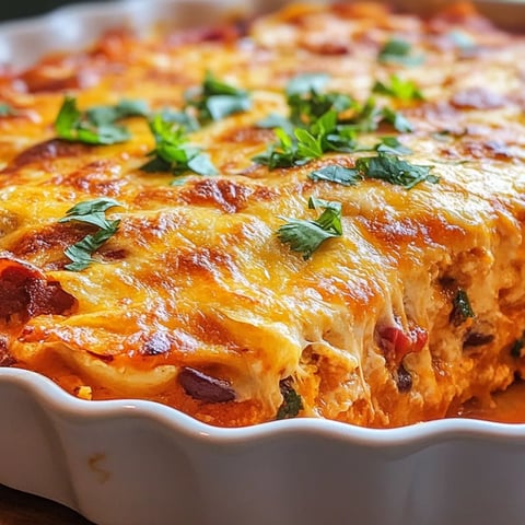 Ein Auflaufform mit einer Pizza-Scheibe darin.