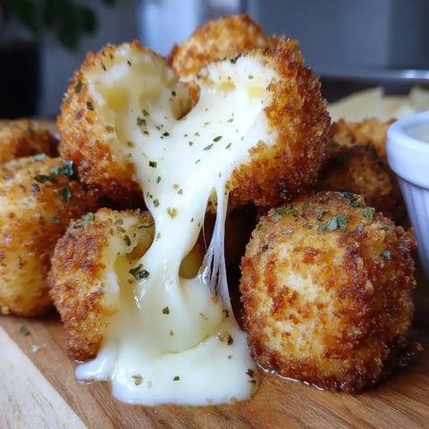 Ein Käsewürfel auf einem Holztisch.