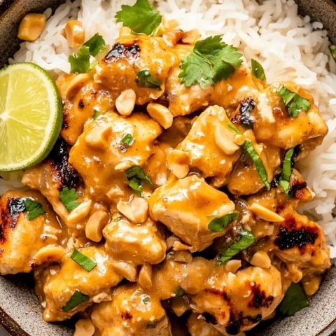 Eine Schale mit Hähnchen und Reis.