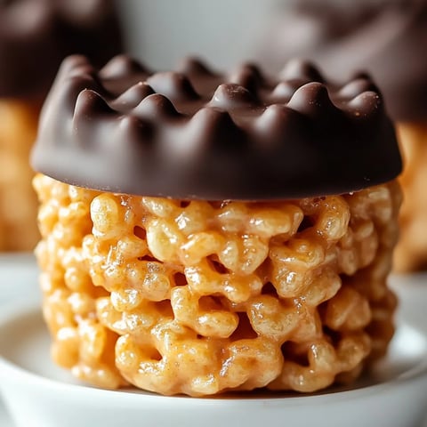 Eine weiße Schale mit einem Schoko-überzogenen Cerealien-Snack.