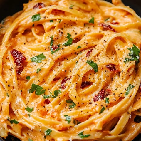 Eine Schüssel Spaghetti mit reichhaltiger Tomatensoße.
