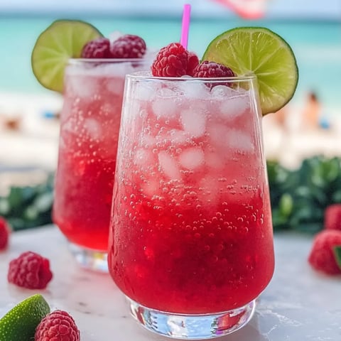 Zwei Gläser rotes Getränk mit Strohhalmen.