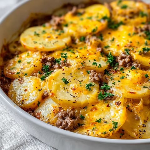 Saftiges Hackfleisch Auflauf.
