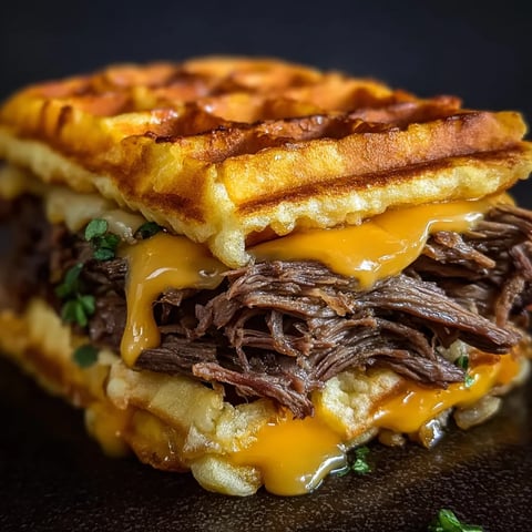 Nahaufnahme von einem leckeren Sandwich.