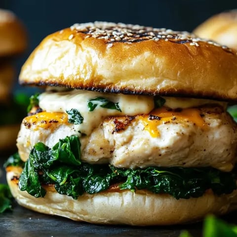 Ein Burger mit Salat und Käse.